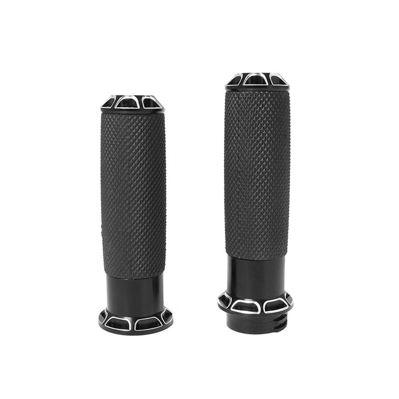 Harley-Davidson Touring 2000-2020 / Dyna 2000-2017 / Sportster 2004-2020 1-inch Pair Black Hand Grip Handle Bar Suitable