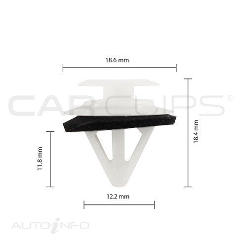 Carclips Car Clips 25PK Mazda - CC11023/25