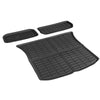 3x Trunk & Frunk Mat TPR Black to suit Tesla Model Y — image 2