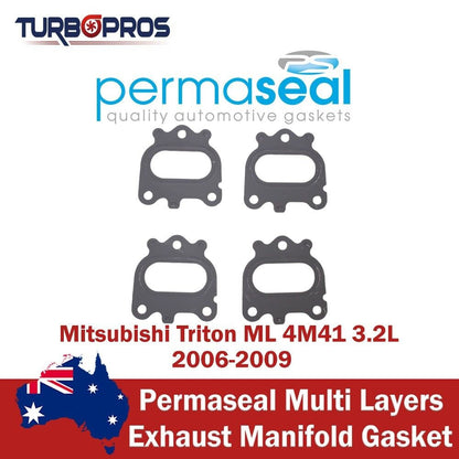 Permaseal Exhaust Manifold Gasket for Mitsubishi Triton ML 4M41 3.2L 2006-2009