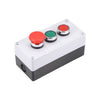 Push Button Switch Box With Red & Green Momentary NO NC Switches and Emergency S — image 2