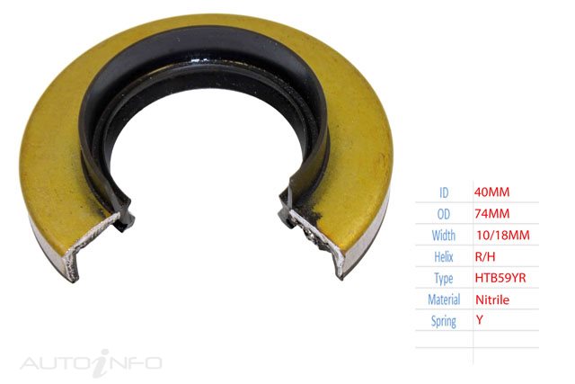 BW Oil Seal 40*74*10/18 HTB59YR - 400838N