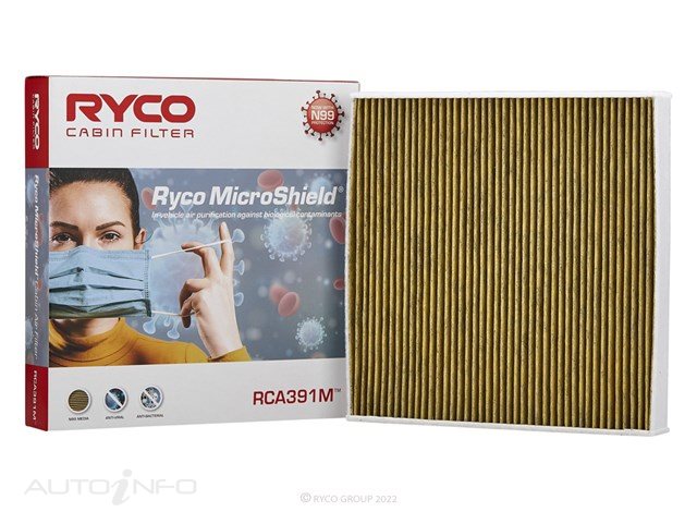 Ryco Premium Cabin Filter Jaguar XF XJ - RCA391M