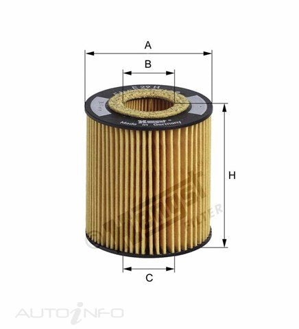 Hengst Oil Filter Bmw 1 3 5 Series X1 X3 Z4 - E29HD89