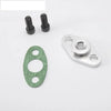 Car Billet Aluminum T3/T4 Turbo Charger 1/8" Npt Oil Drain Line Fitting