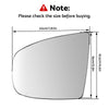 Left Heated Wing Side Mirror White Glass to suit BMW X5 E70 2007-2013 — image 2