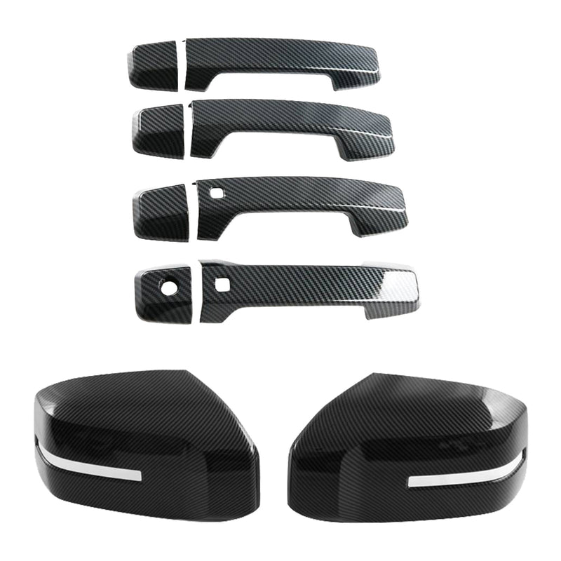 Side Door Mirror & Handle Covers to suit Mitsubishi Triton 2.4L — image 1