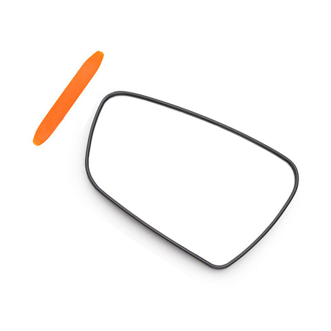 Left Heated Convex Mirror Glass w/ Base to suit Kia Cerato YD — image 1