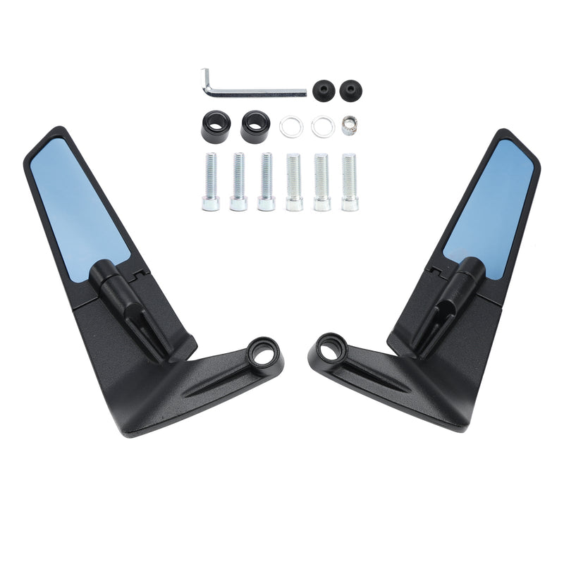 Suzuki SV 650 GSX-S 750 950 1000 2017-2023 Swivel Wing Fin Rearview Mirrors