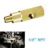 Various Applications Oil Pressure Gauge Adapter 1/8-Inch NPT Male & Female Thread Suitable