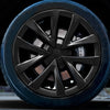 4x Matt Black Wheel Hub Caps to suit Tesla Model 3 — image 5