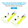 2x Waterproof Bright LED Scuba Diving Underwater Flashlight Torch Light Suitable — image 6
