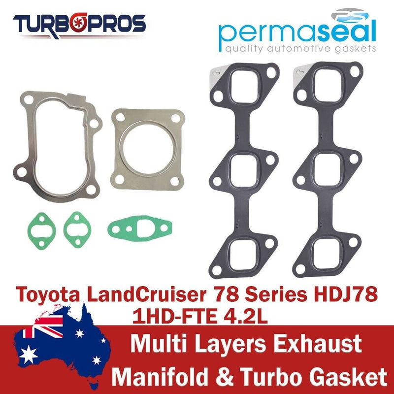 Toyota Landcruiser 78 1HD-FTE 4.2L Permaseal Exhaust Manifold&Turbo Gasket