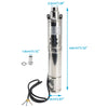3in 48V 750W Solar Screw Bore Pump MPPT Submersible Deep Well Pump 140M — image 2
