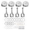 4x Piston & Rings With Connecting Rod Kit to suit Hyundai Elantra 2.0L — image 1