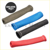 Four colorful 1200 degree heat-resistant spark plug wire boot sleeve covers in tan blue black and red for protection
