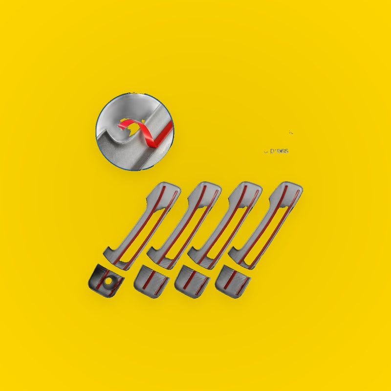 8pcs Side Door Handle Cover Trim for Toyota Tundra (2007-2020) Carbon
