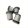 Gray rubber control arm bushings with black sealing rings for toyota hilux kun26r 2005-2015 3.0 diesel suspension