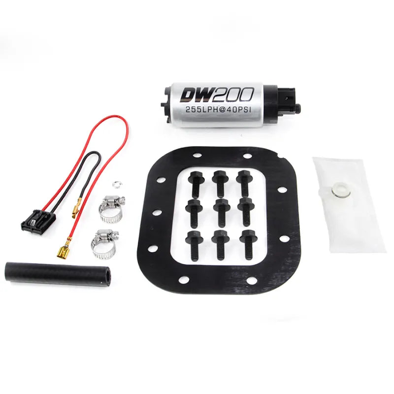 Deatschwerks DW200 Series 255lph In-Tank Fuel Pump w/ Install Kit (Corvette 84-85)