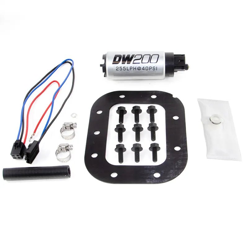 Deatschwerks DW200 Series 255lph In-Tank Fuel Pump w/ Install Kit(Corvette 86-89)