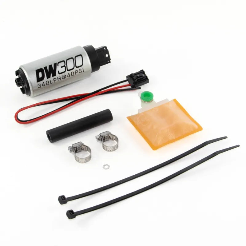 Deatschwerks DW300 Series 340lph In-Tank Fuel Pump w/ Install Kit (Eclipse 90-94) — fits Mitsubishi Eclipse