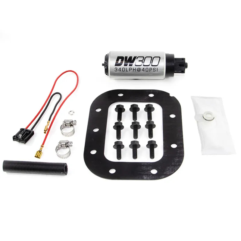Deatschwerks DW300 Series 340lph In-Tank Fuel Pump w/ Install Kit (Corvette 84-85) — fits Chevrolet Corvette