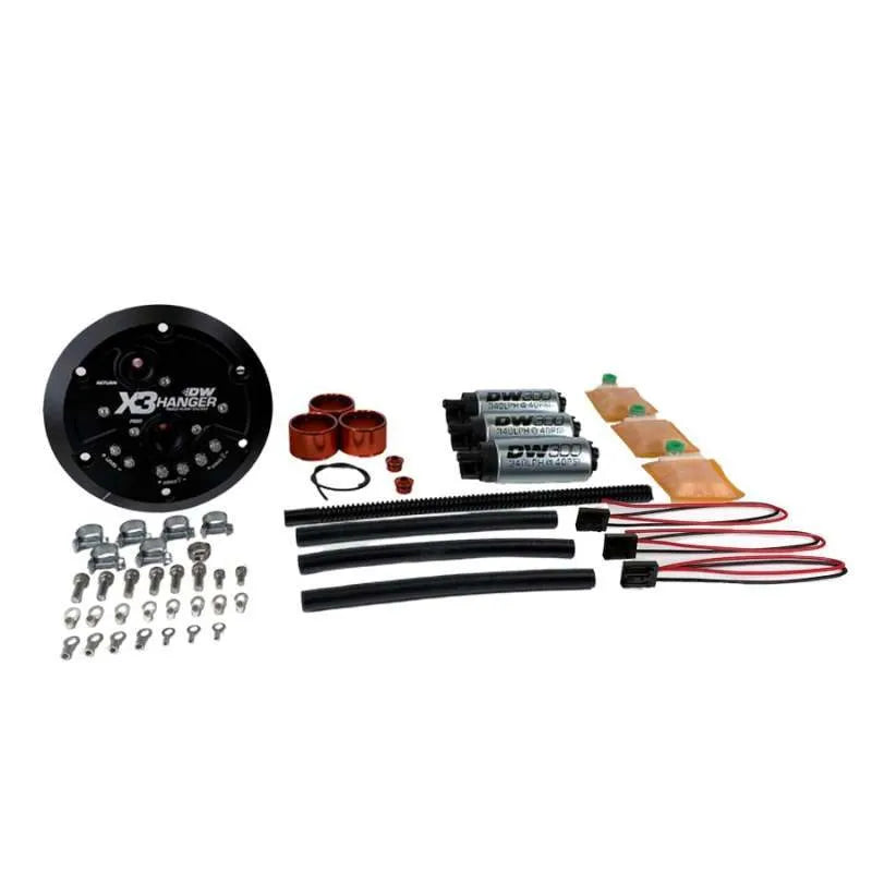 Deatschwerks X3 Series Fuel Pump Hanger with Triple DW300 Fuel Pumps (F-150 99-04) — fits Ford F-150 Gen 6