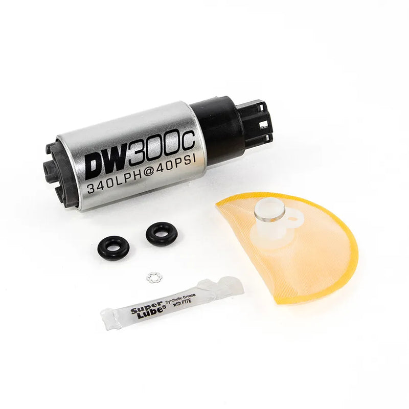 Deatschwerks DW300C 340lph Compact Fuel Pump w/Install Kit (Commodore Gen IV 07-13) — fits Holden Commodore
