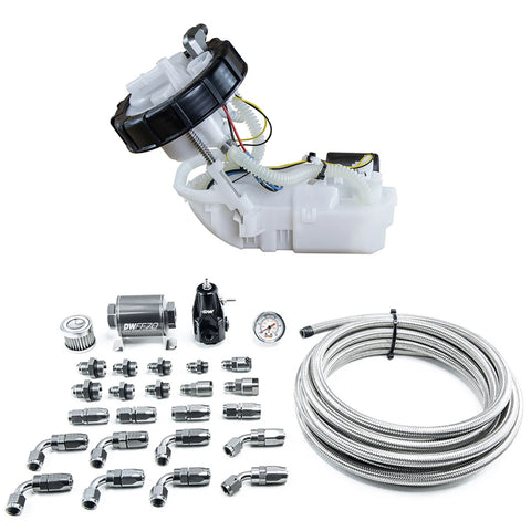 Deatschwerks DW400 Pump Module Return Kit SS CPE (Civic 01-05/RSX 02-06) — fits Honda Civic