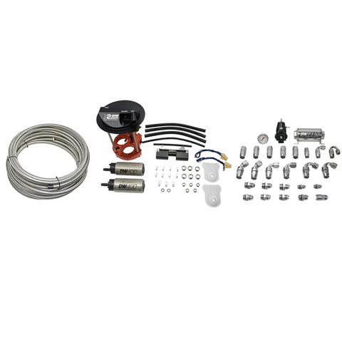 Deatschwerks X2 Series Fuel Pump Module with Dual DW400 Pumps and PTFE Return Plumbing Kit (CTS-V/ATS-V 16-19)