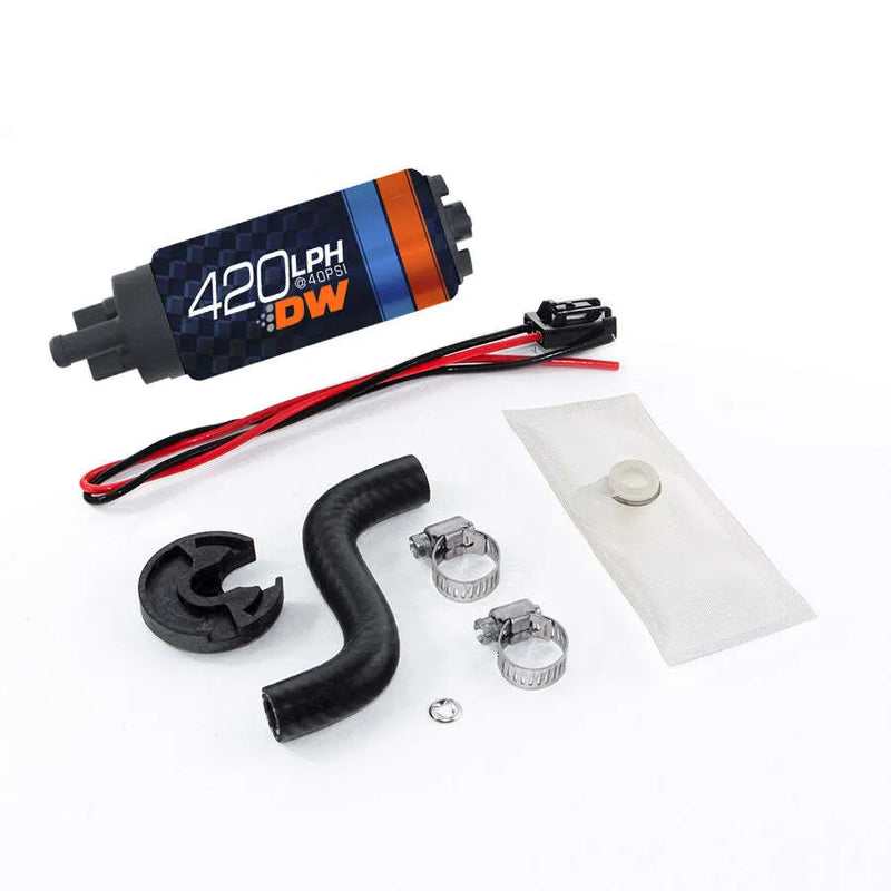 Deatschwerks 420lph In-Tank Fuel Pump w/ Install Kit (Mustang 85-97) — fits Ford Mustang