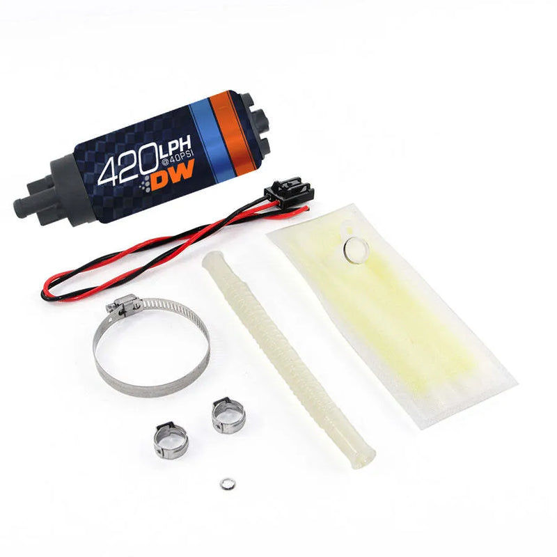 Deatschwerks 420lph In-Tank Fuel Pump w/ Install Kit (330i 01-05/M3 01-06) — fits BMW 3 Series