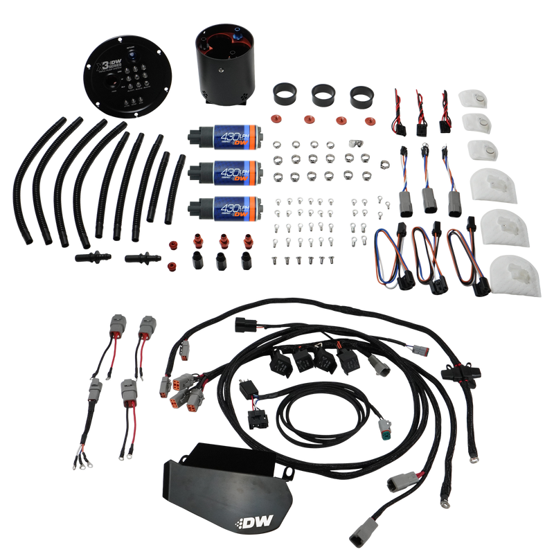 Deatschwerks Pump Module with DW430c Pumps + Plug & Play Harness (09-24 GT-R R35) — fits Nissan Skyline R35