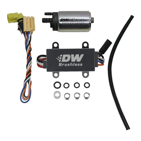 Deatschwerks DW440 Brushless 440Lph In-Tank Brushless Fuel Pump+C102 Controller w/ Install Kit (Corvette 14-19)