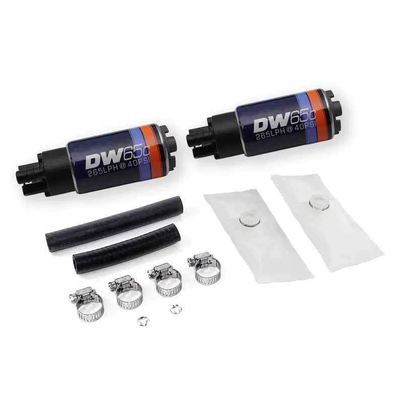 Deatschwerks DW65C series, 265lph compact fuel pump without mounting clips and install kit (F-150 Lightning 99-04)