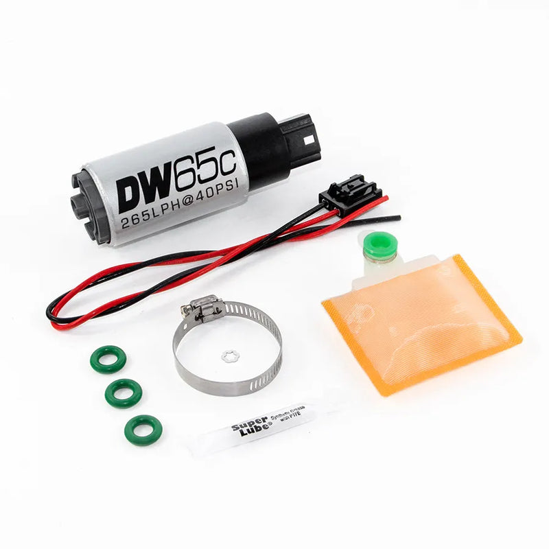 Deatschwerks DW65C 265lph Compact Fuel Pump w/Install Kit (Focus RS 05-10) — fits Ford Focus Gen 2
