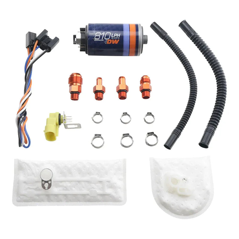 Deatschwerks 810lph in-tank brushless fuel pump w/ install kit W/O Controller