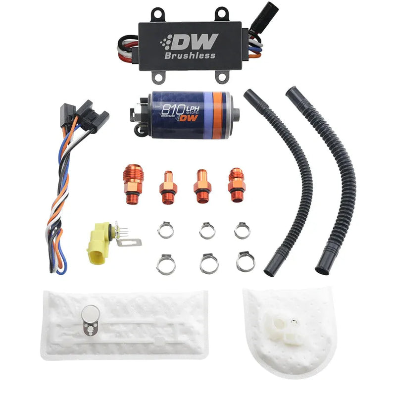 Deatschwerks 810lph in-tank brushless fuel pump w/ install kit + C105 Controller
