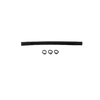 Deatschwerks convoluted tubing, 200mm length x 10mm ID Side 1 x 10mm ID Side 2, Black