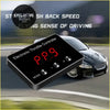 Black electronic throttle controller for holden colorado rg with red digital display and silver mode plus minus buttons