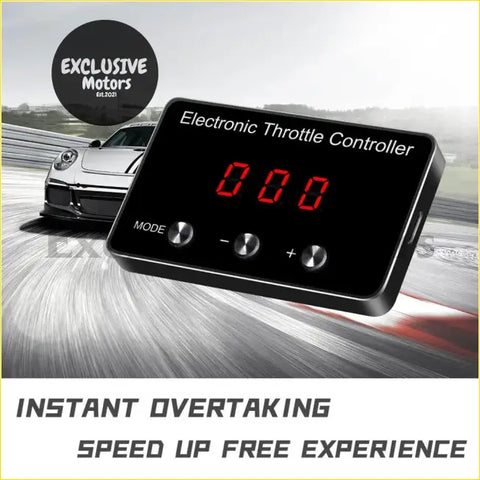 Black electronic throttle controller with red digital display and silver buttons for holden colorado rg 2012 and up