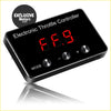 Black electronic throttle controller with red digital display and silver mode buttons for nissan pathfinder r51