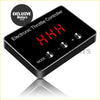 Black 9-mode electronic throttle controller for Toyota RAV4 2006-2013 with red led display and silver control buttons