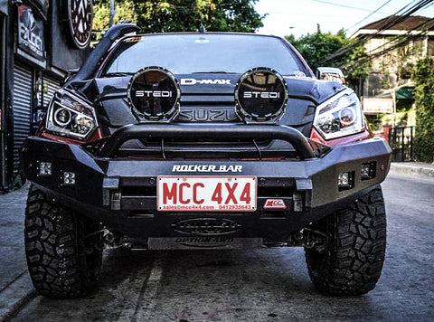 MCC Rocker 078-01SQL Single Low Loop Bull Bar - Isuzu D-Max 2012-2016 - Image 2