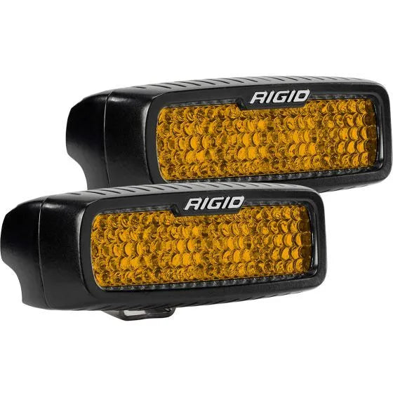 Rigid Industries SR-Q Series Driving Diffused Rear Facing - Surface Mount -High/Low Amber