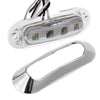10x White 4-LED Side Marker Clearance Lamps to suit Truck Trailer Lorry — image 6