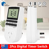 2Pcs LCD Digital Timer Switch to suit AU Plug 240V — image 2