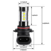 2x 9006 HB4 LED Fog Light Bulbs (Pair) to suit BMW X3 3.0L — image 5