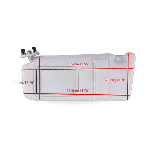 Left Sun Visor to suit Toyota Camry 2007-2011 Gray 74320-06780-B0 — image 1