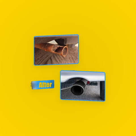 Exhaust Muffler Tip Set w/Clamp for Toyota 4Runner